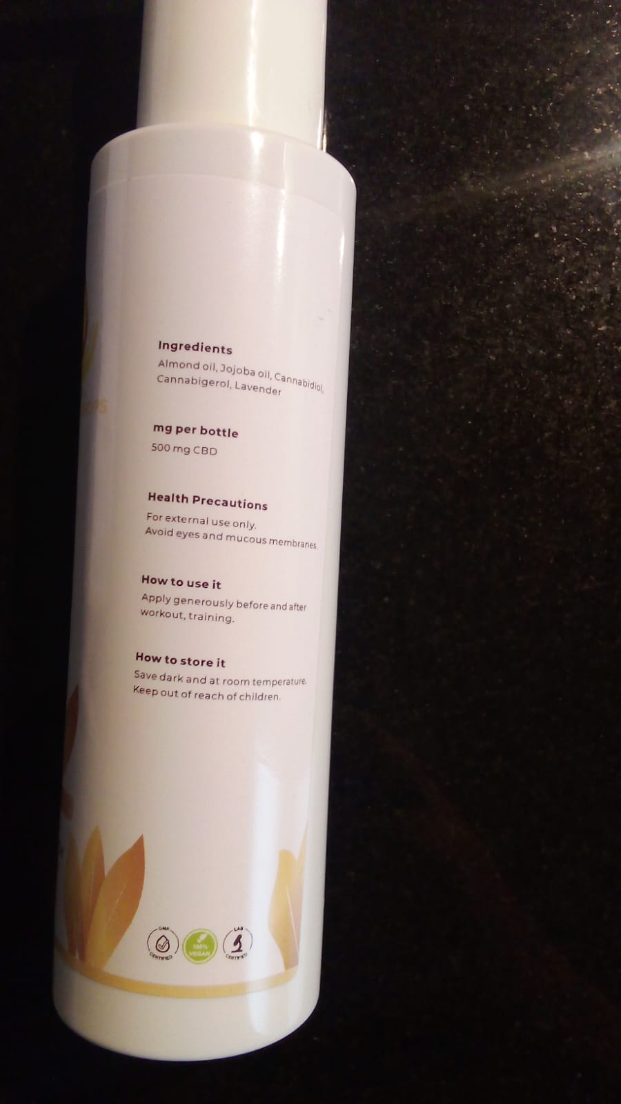 CBD Organic Massage Oil